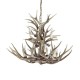 IdealLux-113975 - Chalet - Handmade Reproduction of Horns 12 Light Central Fitting
