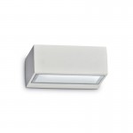 Twin - Outdoor White Wall Lamp 