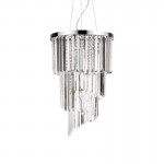 Carlton - Chrome 8 Light Chandelier with Crystal Carlton - Chrome 8 Light Chandelier with Crystal