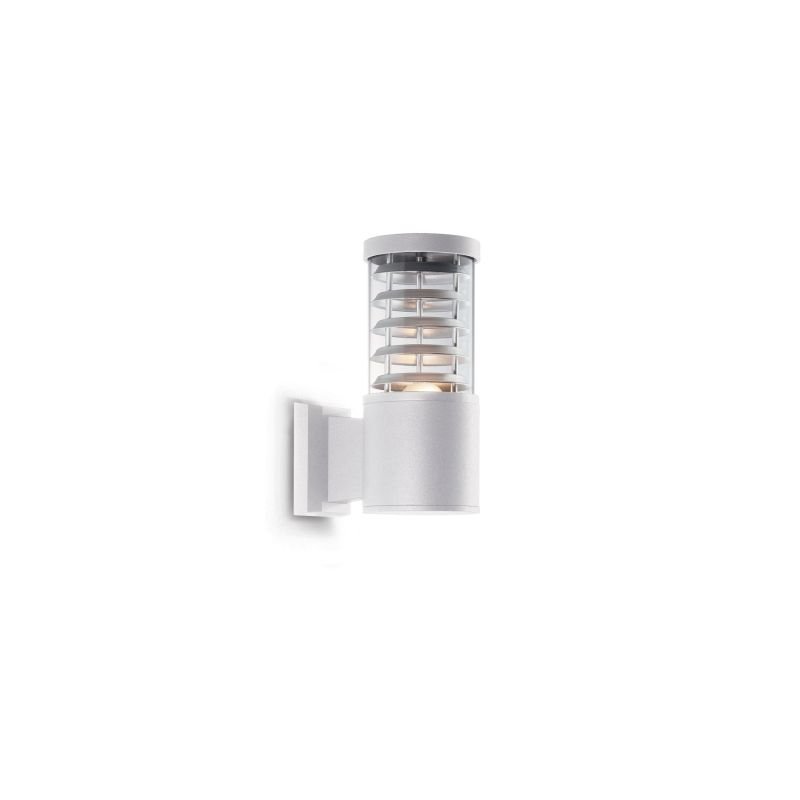 IdealLux-118659 - Tronco - Outdoor White with Glass Wall Lamp