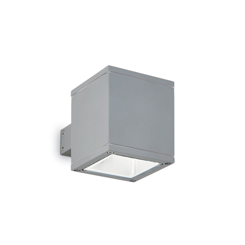 IdealLux-118666 - Snif square - Outdoor Grey Up&Down Wall Lamp