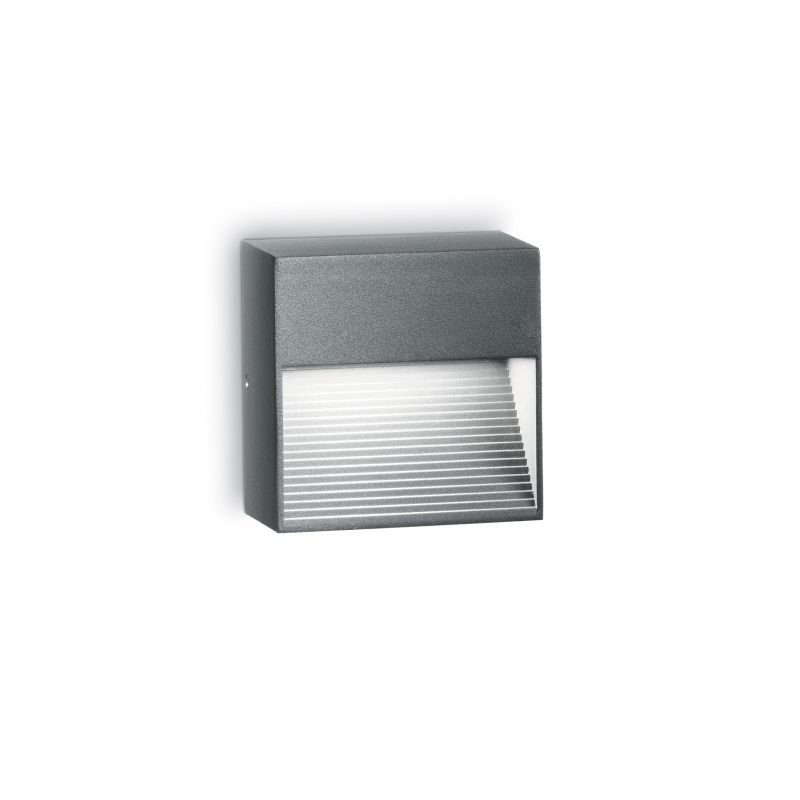 IdealLux-122045 - Down - Outdoor Anthracite Square Wall Lamp
