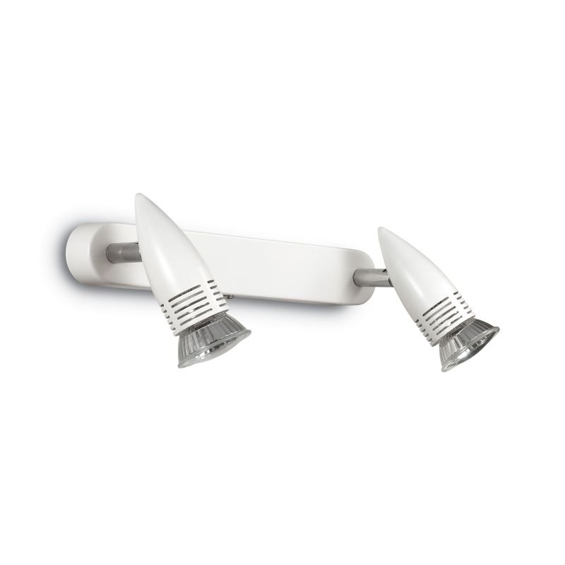 Spot & Downlights - Alfa - White and Chrome Twin Spotlights IdealLux-122717 - Alfa - White and Chrome Twin Spotlights