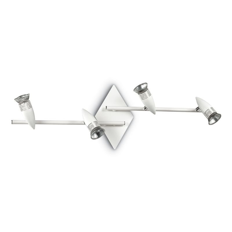 Kitchen Lights - Alfa - White and Chrome 4 Spotlights IdealLux-122731 - Alfa - White and Chrome 4 Spotlights