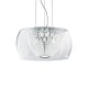 Ceiling Lights - Audi-61 - Crystal with Clear Glass 8 Light Hanging Pendant IdealLux-133881 - Audi-61 - Crystal with Clear Glass 8 Light Hanging Pendant