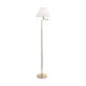 Table & Floor Lamp - Beverly - Adjustable White Fabric with Gold Floor Lamp IdealLux-140315 - Beverly - Adjustable White Fabric with Gold Floor Lamp