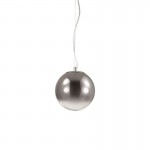 Mapa Fade - Chrome Pendant with Ombre Smoked Glass Ø 20 cm Mapa Fade - Chrome Pendant with Ombre Smoked Glass Ø 20 cm