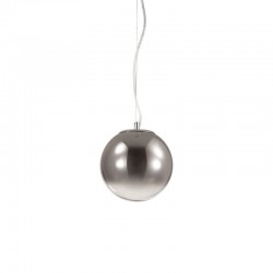 Mapa Fade - Chrome Pendant with Ombre Smoked Glass Ø 20 cm Mapa Fade - Chrome Pendant with Ombre Smoked Glass Ø 20 cm