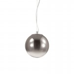 Mapa Fade - Chrome Pendant with Ombre Smoked Glass Ø 30 cm Mapa Fade - Chrome Pendant with Ombre Smoked Glass Ø 30 cm