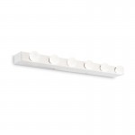 Prive - White 6 Light Wall Lamp Prive - White 6 Light Wall Lamp