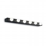 Prive - Black 6 Light Wall Lamp Prive - Black 6 Light Wall Lamp