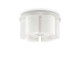 Ceiling Lights - Almond - White Decorative Glass 9 Light Ceiling Lamp IdealLux-159645 - Almond - White Decorative Glass 9 Light Ceiling Lamp