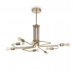 Triumph - Antiqued Brass 8 Light Centre Fitting Triumph - Antiqued Brass 8 Light Centre Fitting