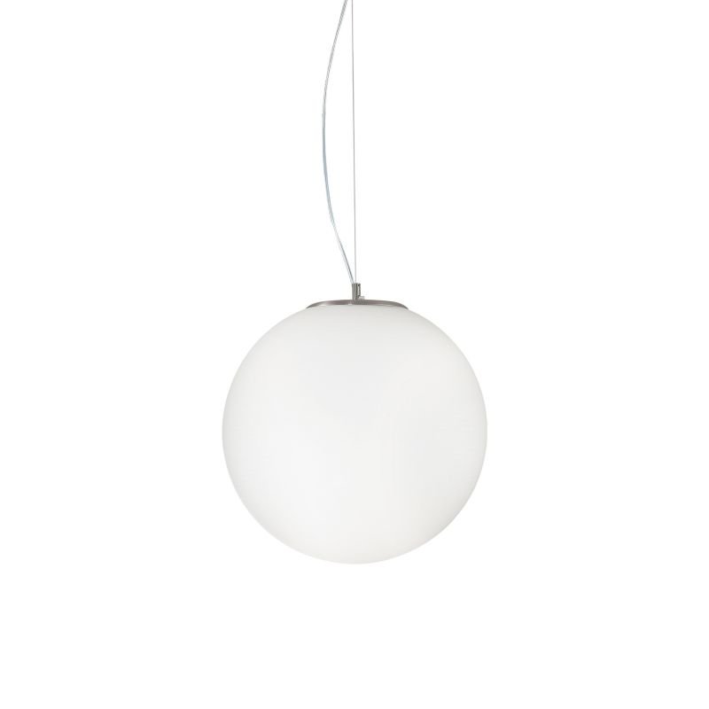 IdealLux-161372 - Mapa riga - White Decorative Globe Glass Single Pendant ∅ 40