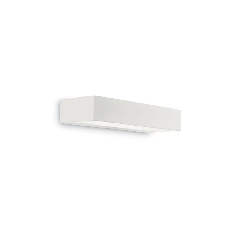 IdealLux-161785 - Cube - Small LED White Rectangle Wall Lamp - 6mm