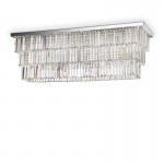 Martinez - Chrome 8 Light Ceiling Fitting with Crystal Martinez - Chrome 8 Light Ceiling Fitting with Crystal