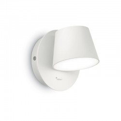 Gim - White Aluminium LED Wall Light  Gim - White Aluminium LED Wall Light