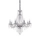 Crystal & Acrylic - Amadeus - Transparent Glass with Crystal 8 Light Chandelier IdealLux-168777 - Amadeus - Transparent Glass with Crystal 8 Light Chandelier