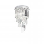 Carlton - Chrome 8 Light Ceiling Fitting with Crystal Carlton - Chrome 8 Light Ceiling Fitting with Crystal