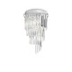 IdealLux-168920 - Carlton - Crystal with Chrome 8 Light Ceiling Fitting
