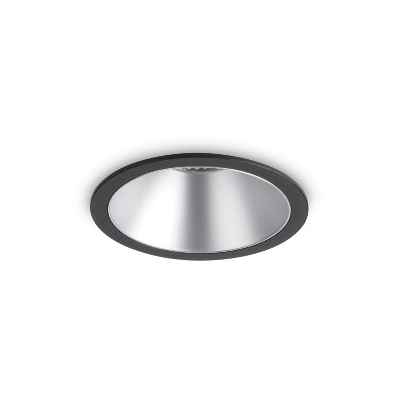 IdealLux-192321 - Game - LED Black with Silver Round Recessed Light