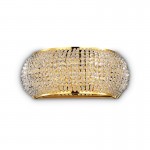 Pasha - Gold 3 Light Wall Lamp with Crystal Pasha - Gold 3 Light Wall Lamp with Crystal