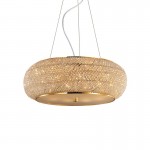 Pasha - Gold 10 Light Pendant with Crystal Pasha - Gold 10 Light Pendant with Crystal
