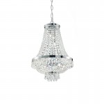 Caesar - Chrome 6 Light Chandelier with Crystal Caesar - Chrome 6 Light Chandelier with Crystal