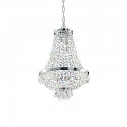 Caesar - Chrome 6 Light Chandelier with Crystal Caesar - Chrome 6 Light Chandelier with Crystal