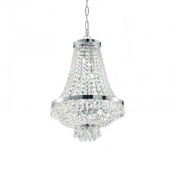 Caesar - Chrome 9 Light Chandelier with Crystal Caesar - Chrome 9 Light Chandelier with Crystal