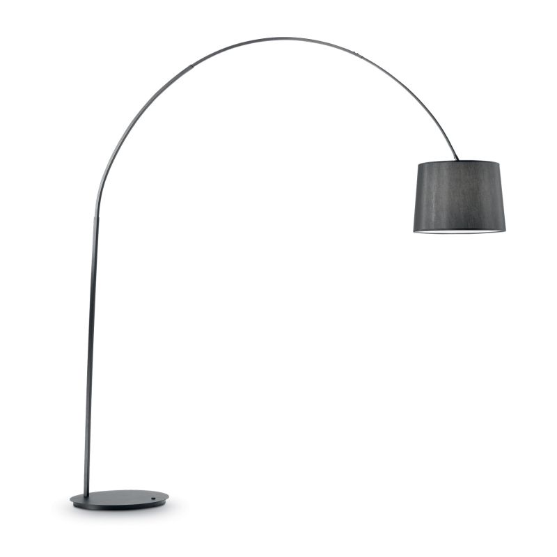 Table & Floor Lamp - Dorsale - Black Fabric and Metal Floor Lamp IdealLux-091983 - Dorsale - Black Fabric and Metal Floor Lamp