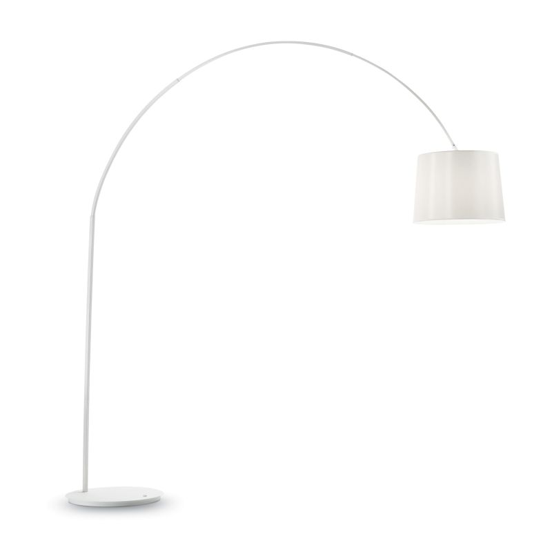 Table & Floor Lamp - Dorsale - White Fabric and Metal Floor Lamp IdealLux-095127 - Dorsale - White Fabric and Metal Floor Lamp