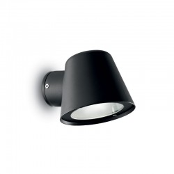 Gas - Outdoor Black Wall Lamp with Clear Glass Gas - Outdoor Black Wall Lamp with Clear Glass