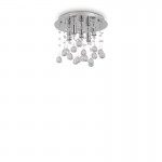 Moonlight - Chrome 5 Light Ceiling Lamp with Crystal Moonlight - Chrome 5 Light Ceiling Lamp with Crystal