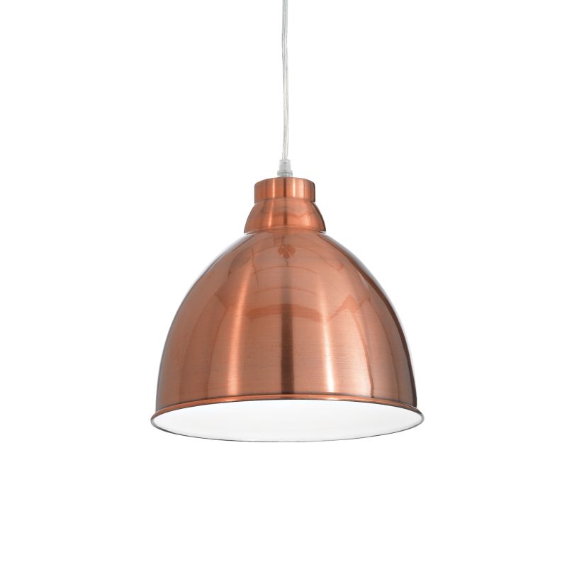 Ceiling Lights - Navy - Copper Metal Single Hanging Pendant IdealLux-020747 - Navy - Copper Metal Single Hanging Pendant