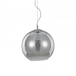 Nemo - Chrome Pendant with Smoked Glass Ø 30 cm Nemo - Chrome Pendant with Smoked Glass Ø 30 cm