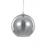 Nemo - Chrome Pendant with Smoked Glass Ø 40 cm Nemo - Chrome Pendant with Smoked Glass Ø 40 cm