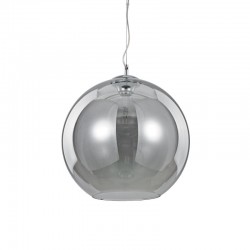 Nemo - Chrome Pendant with Smoked Glass Ø 40 cm Nemo - Chrome Pendant with Smoked Glass Ø 40 cm