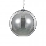 Nemo - Chrome Pendant with Smoked Glass Ø 50 cm Nemo - Chrome Pendant with Smoked Glass Ø 50 cm