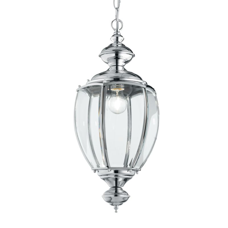 IdealLux-094786 - Norma - Chrome Lantern Hanging Pendant