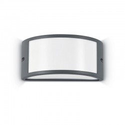 Rex-1 - Anthracite Wall Lamp with White Diffuser Rex-1 - Anthracite Wall Lamp with White Diffuser