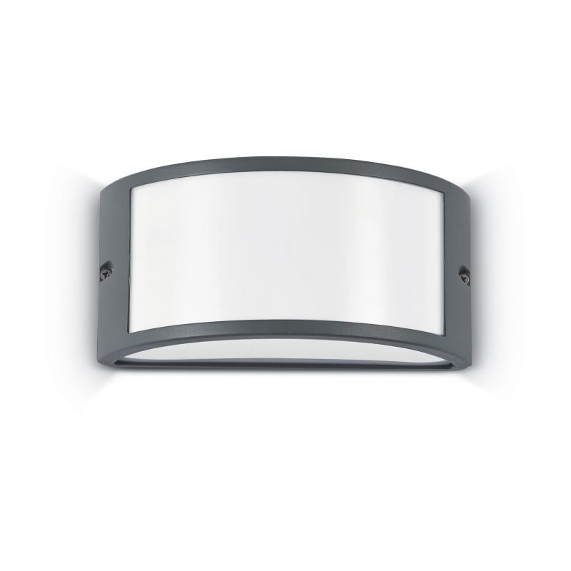 IdealLux-092409 - Rex-1 - Outdoor Anthracite Wall Lamp