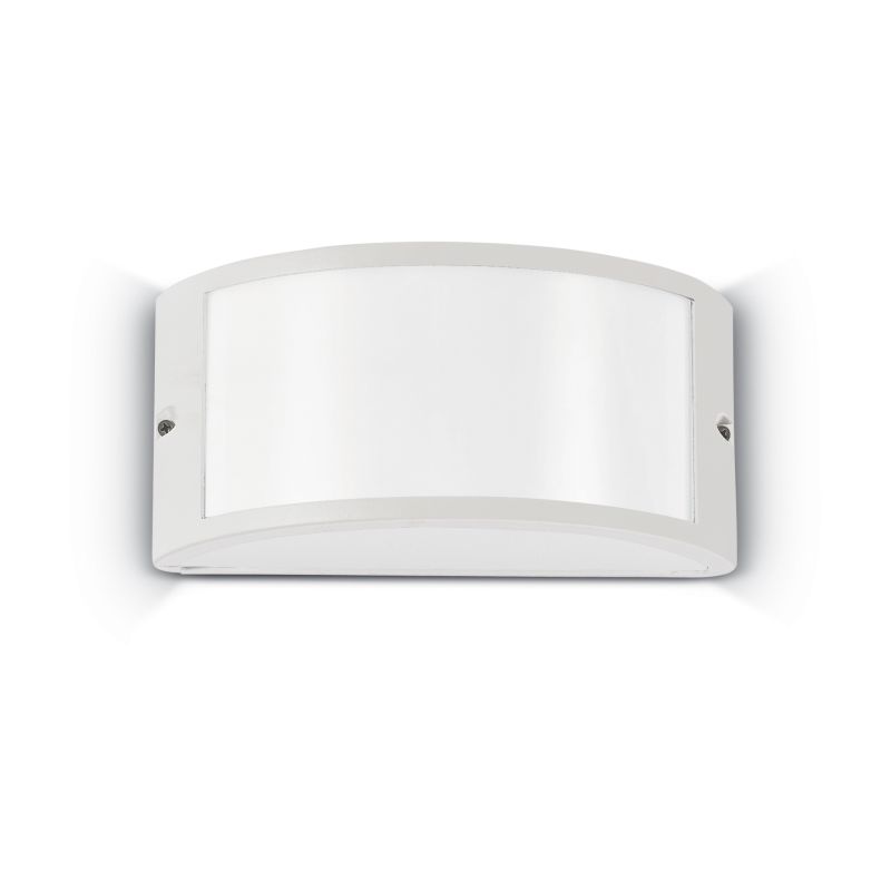 IdealLux-092393 - Rex-1 - Outdoor White Wall Lamp