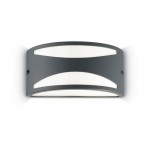 Rex-3 - Anthracite Wall Lamp with White Diffuser Rex-3 - Anthracite Wall Lamp with White Diffuser