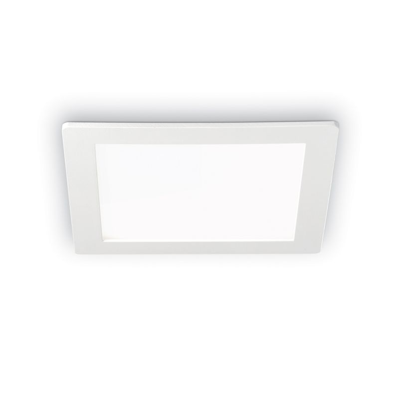 IdealLux-123981 - Groove - LED Square White Recessed Ceiling Light 700LM