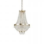 Caesar - Gold 6 Light Chandelier with Crystal Caesar - Gold 6 Light Chandelier with Crystal