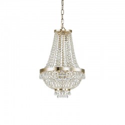 Caesar - Gold 6 Light Chandelier with Crystal Caesar - Gold 6 Light Chandelier with Crystal