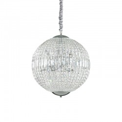 Luxor - Chrome 8 Light Pendant with Crystal Luxor - Chrome 8 Light Pendant with Crystal