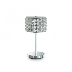 Roma - Chrome Table Lamp with Crystal & Glass Diffuser  Roma - Chrome Table Lamp with Crystal & Glass Diffuser