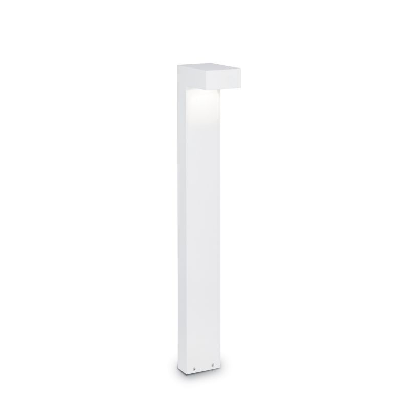 IdealLux-115085 - Sirio - Outdoor White with Clear Glass Big Bollard